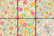 Vintage Botanical Floral Pattern, a Pattern Graphic by Artonix (Thumbnail 2 of 3)