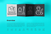 Work From Home  | 16 Thin Line Icons, an Outline Icon by Alex Blogoodf (Thumbnail 3 of 15)