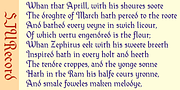 SJURecord, a Blackletter Font by Ingrimayne Type (Thumbnail 3 of 7)