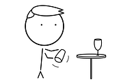 Bartender and waiter icons, an Icon by JK comics (Thumbnail 4 of 5)