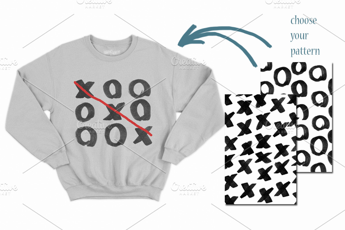 50 hand drawn pattern kit., a Texture Illustration by redstudio (Photo 11 of 11)