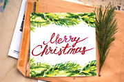 Watercolor Christmas decorations, a Decorative Illustration by Olesya Morokhovets (Thumbnail 6 of 10)