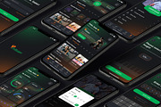 Fitness / Workout Tracker App UI Kit, an UI Kit Template by DesignBox (Thumbnail 3 of 8)