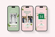 Spring Wedding Instagram Templates, a Social Media Template by Supanium Studio (Thumbnail 2 of 5)