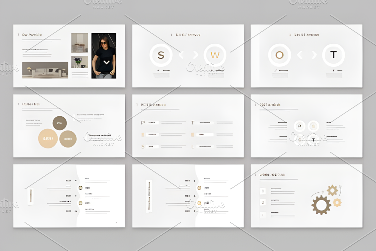 60+ Simple and Modern Presentation, a Presentation Template by Design Station (Photo 3 of 8)