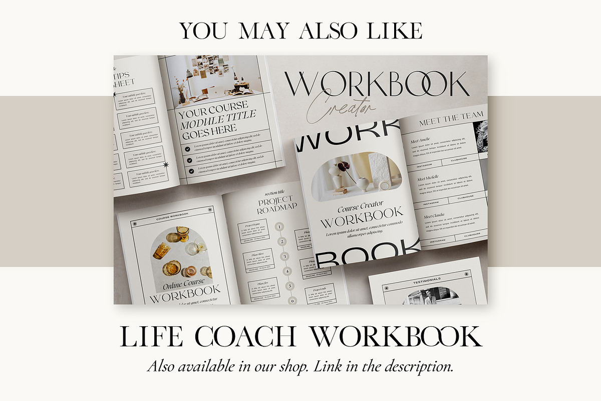 Aesthetic Workbook Template CANVA, a Brochure Template by Studio Loire (Photo 18 of 18)