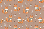 Winter fox, a Pattern Graphic by Olena Kuznietsova (Thumbnail 8 of 10)