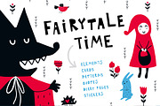 Fairytale Time - Clipart Collection, a Decorative Illustration by Velliniki (Thumbnail 1 of 8)