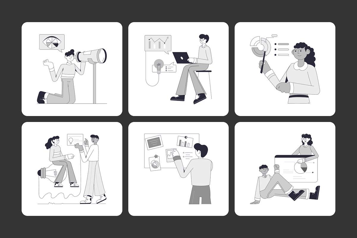 Animated Business Management, a Person Illustration by Prosymbols (Photo 3 of 4)