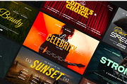 Retro Cinematic Movie Titles, a Graphic by katyaskrn (Thumbnail 1 of 5)