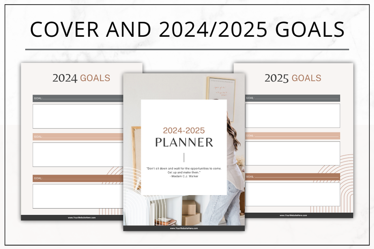 Planner Canva | Nikki Smythe, a Stationery Template by Lady Boss Studio (Photo 3 of 8)