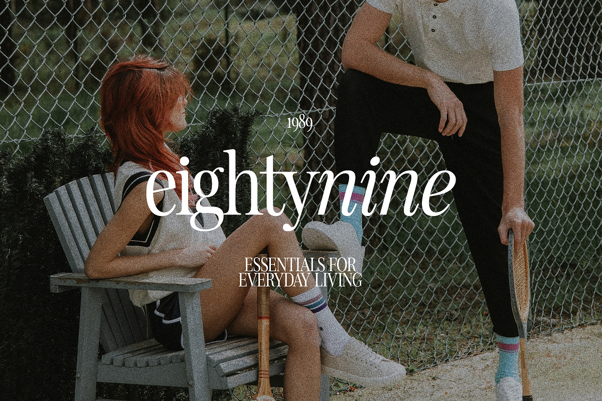 Retroscope / Vintage Modern Serif, a Serif Font by supfonts (Photo 9 of 12)