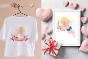 Vintage Valentine Vector Collection, a Decorative Illustration by NataKa (Thumbnail 3 of 10)
