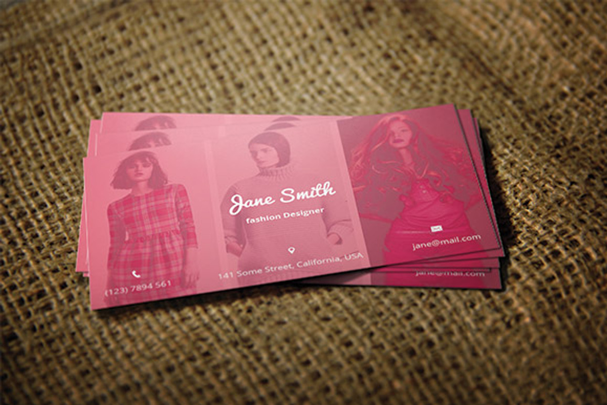 Fashion/Photographer Business Card, a Business Card Template by PSD Storm (Photo 2 of 5)