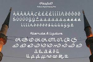 Azqad - Ramadhan Arabic Font