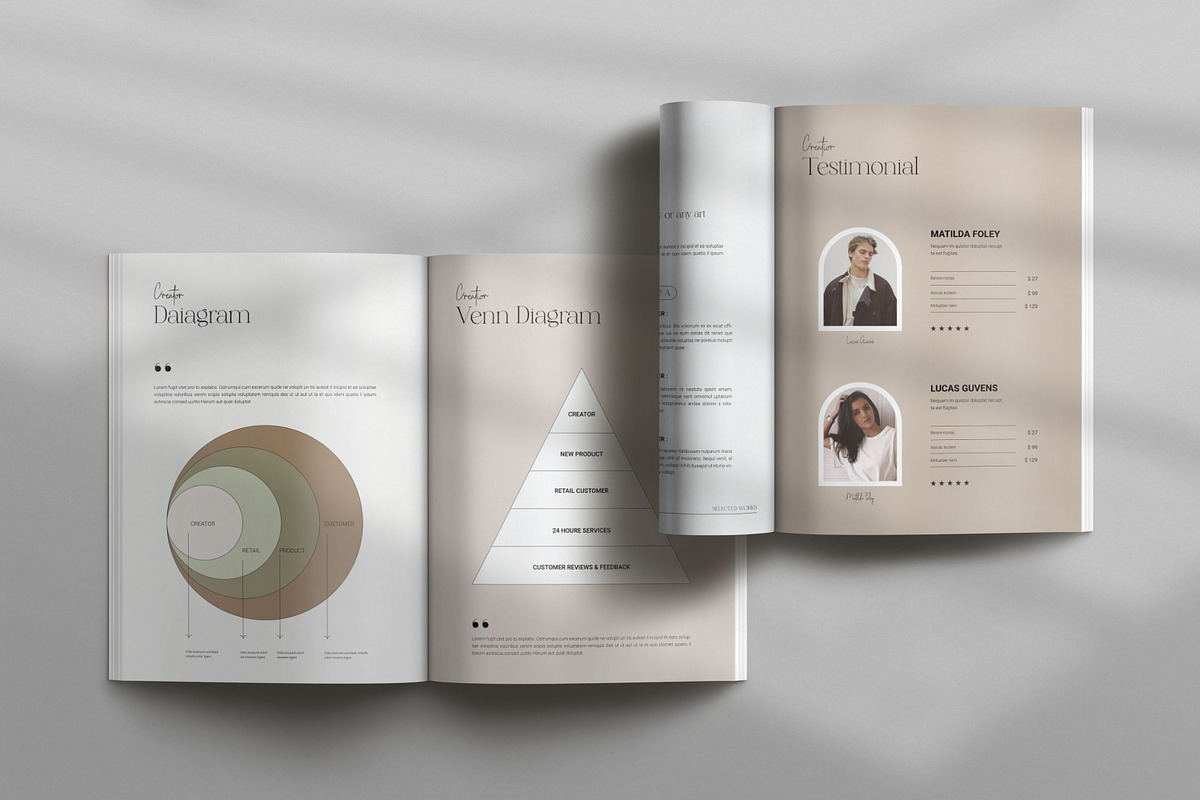 Course Workbook Template CANVA, a Magazine Template by creathrivestudio (Photo 16 of 17)
