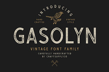 Gasolyn Font Family + Extras