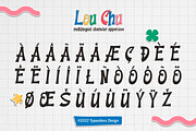 Lou Chu, a Sans Serif Font by ilhamtaro (Thumbnail 9 of 10)