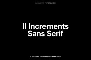 II Increments Foundry: 3 Font Bundle, a Sans Serif Font by Increments Type Foundry (Thumbnail 9 of 11)
