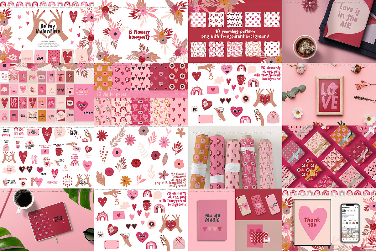 WHOLE SHOP 13969 BUNDLE, an Object Illustration by BilberryCreates (Photo 22 of 70)