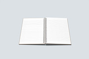 A5 Spiral Notebook Mockup, a Print Template by rahmatmoscae (Thumbnail 3 of 8)