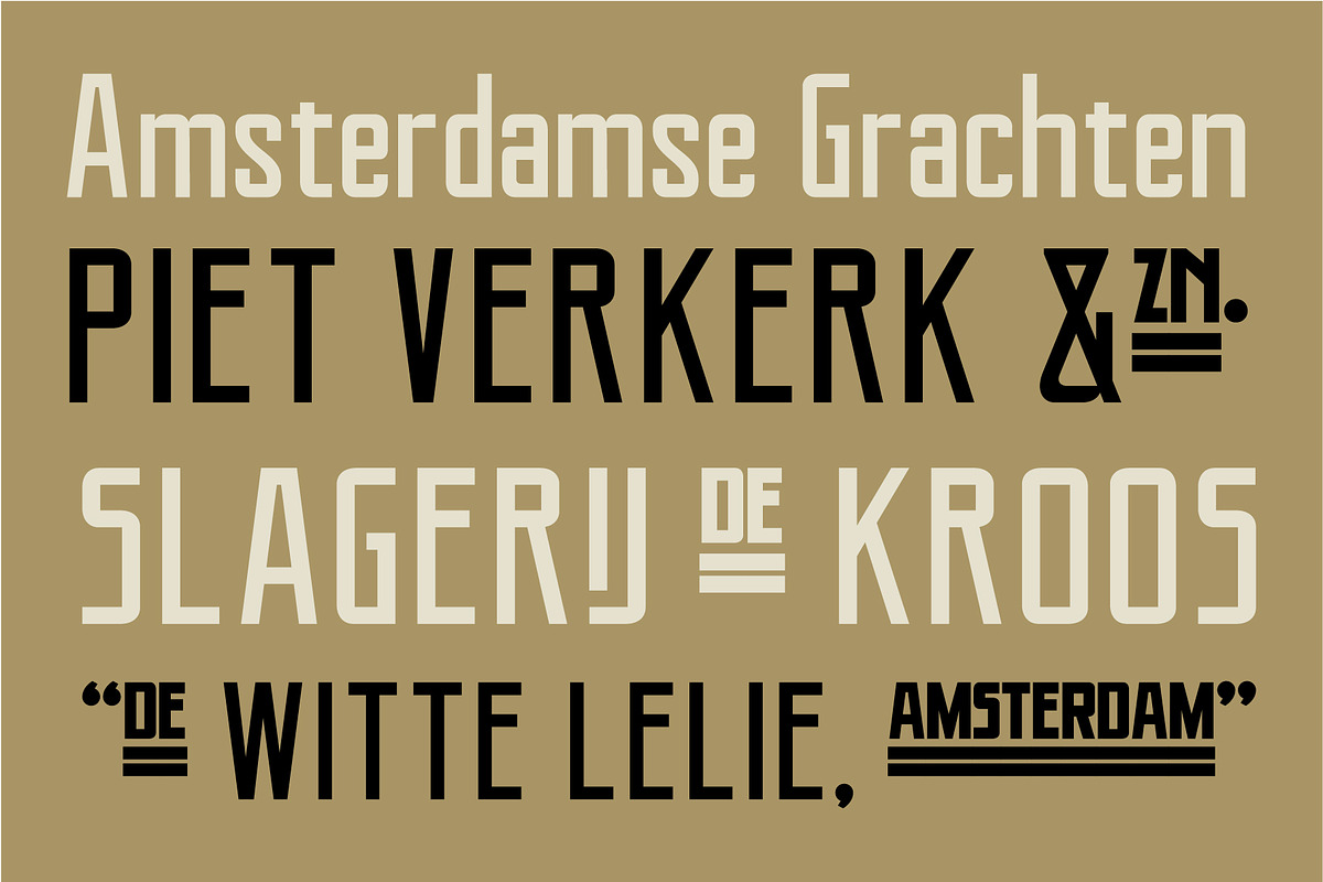 Ambachtelijk, a Font by The Old Type Foundry (Photo 3 of 7)