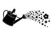 Watering Can Silhouette Bundle, an Illustration by Gaye Art (Thumbnail 18 of 31)