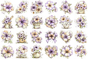 Spring Petunia Flower Clipart, an Illustration by designcity5 (Thumbnail 2 of 5)