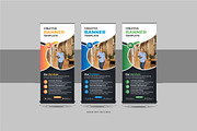 Roll-Up Banner, X Banner Design Set, a Stationery Template by Pavel_design (Thumbnail 2 of 11)