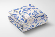 Blue Hand Painted Flowers, a Decorative Illustration by MalyskaStudio (Thumbnail 4 of 15)
