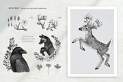Mystery forest animals, leaves, an Animal Illustration by ARTMIRU (Thumbnail 9 of 11)