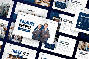 Clean & Creative Resume Keynote