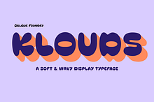 Klouds - Bubbly Playful Retro Font