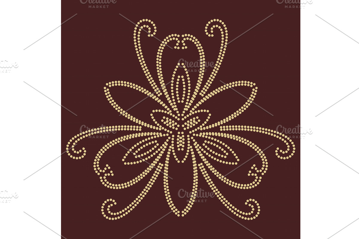 Floral Vector Abstract Pattern, a Decorative Illustration by FineArtStudio (Photo 1 of 3)