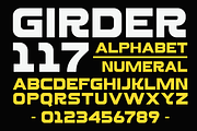 Girder 117 - A Modern Sans Serif, a Sans Serif Font by Marvadesign (Thumbnail 4 of 7)