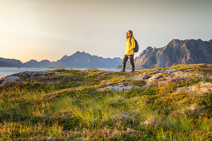 Woman on Lofoten