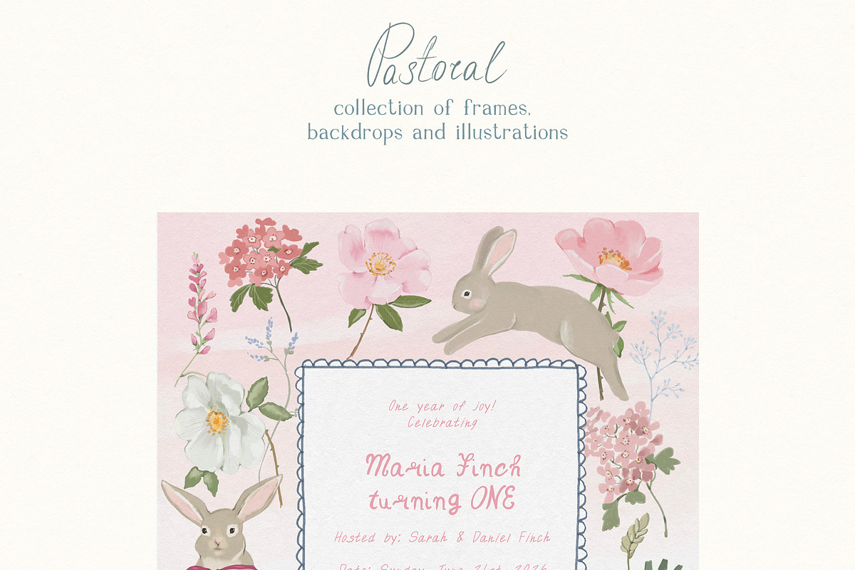 Cottagecore PNG Frames Illustrations, a Decorative Illustration by whiteheartdesign (Photo 17 of 19)