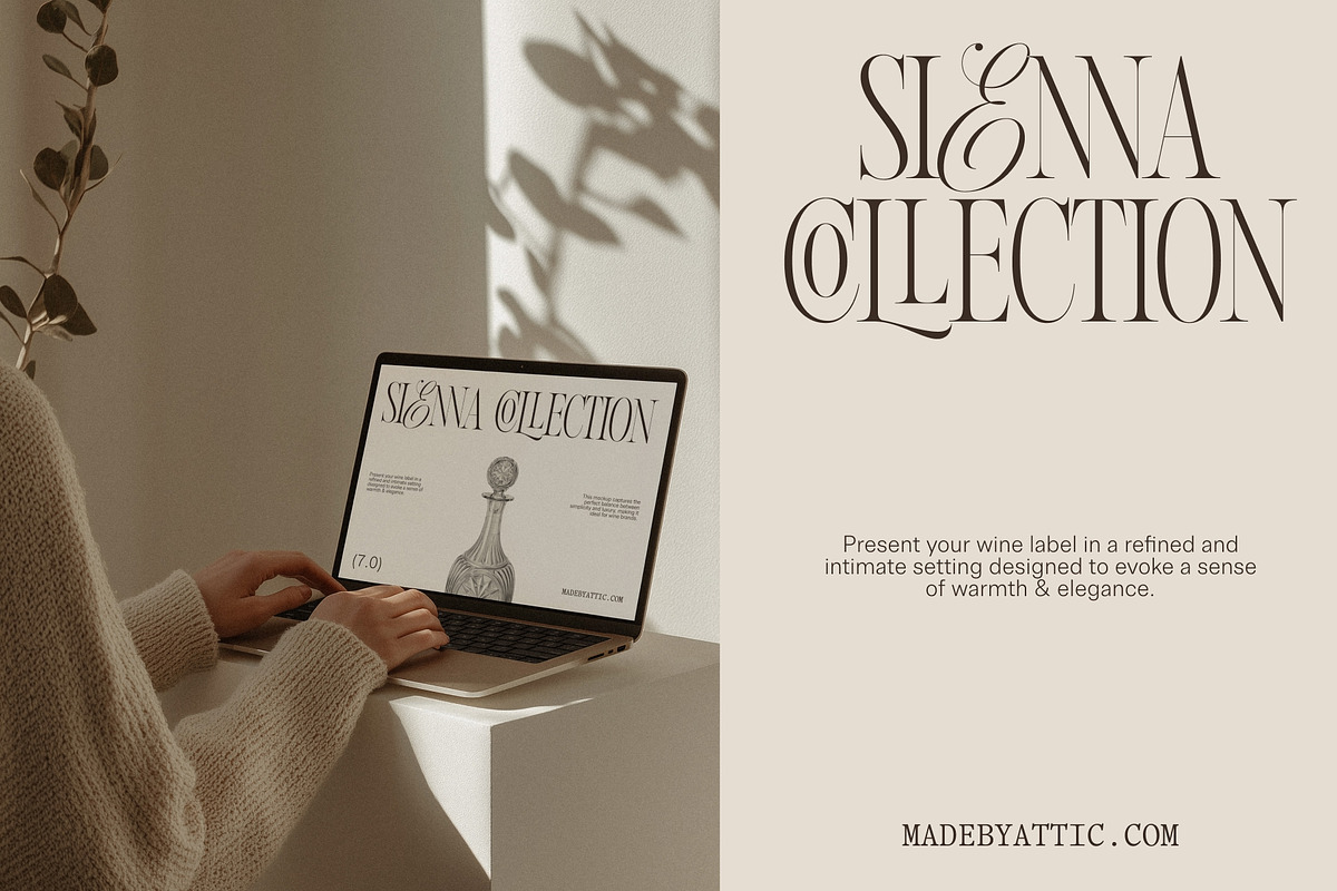 Sienna 07 : Soft Desk MacBook Mockup, a Mac Mockup by Made by Attic (Photo 1 of 2)