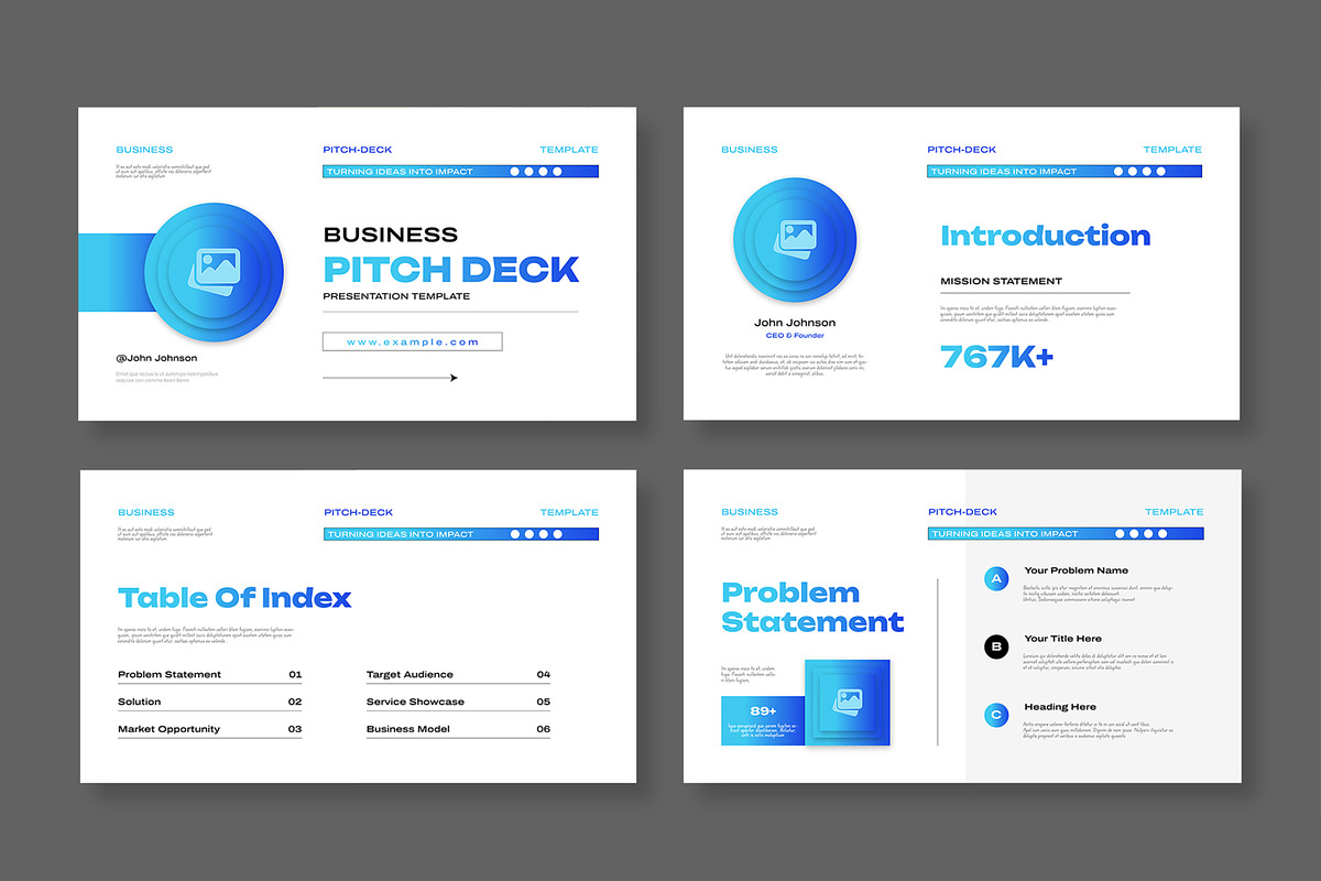 Pitch Deck Presentation Template preview 2