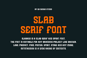 Slabanz - Slab Serif & Sport Font, a Slab Serif Font by QR Design Studio (Thumbnail 2 of 7)