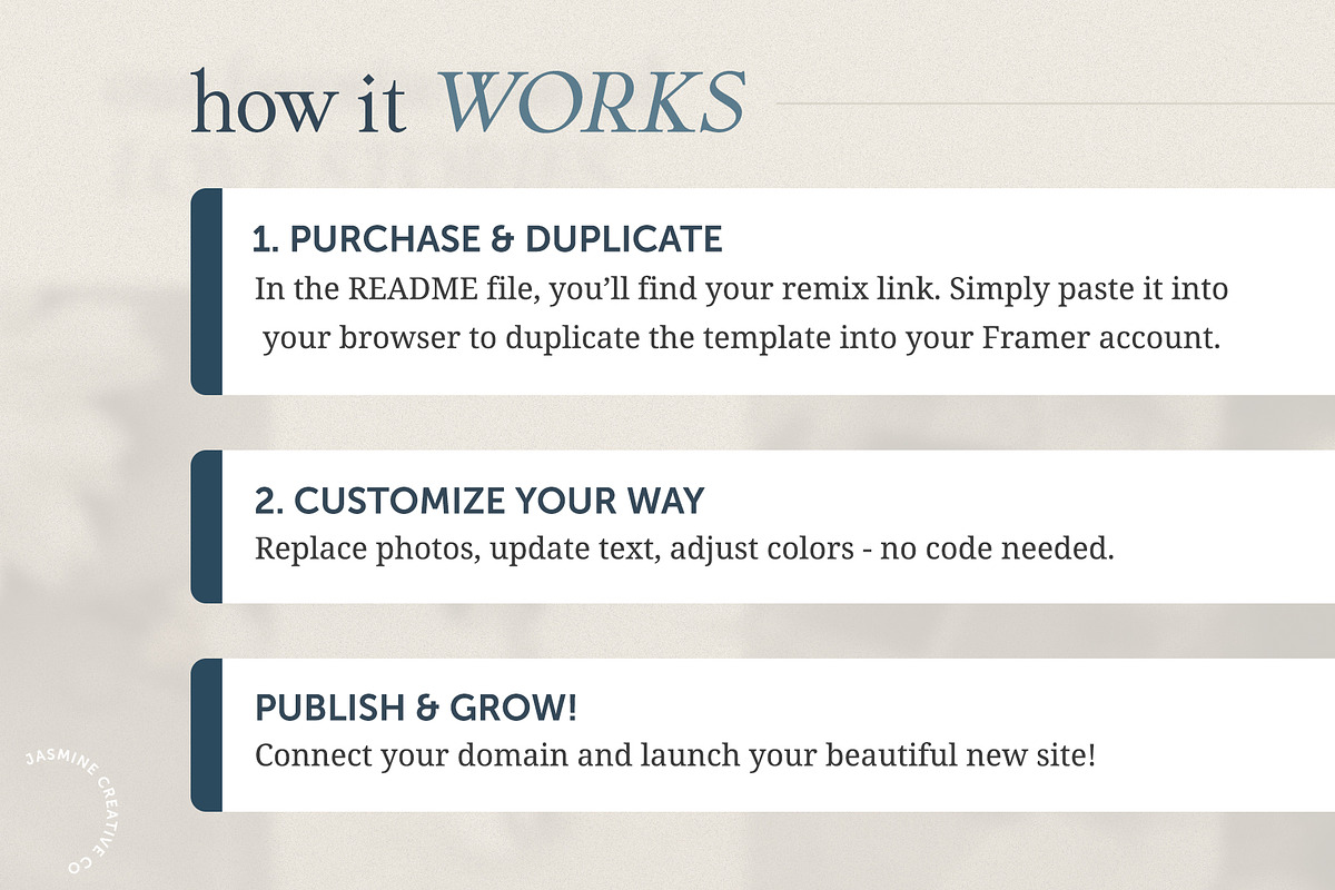 Seaside Framer Template, a Websites & App Template by Jasmine Creative Co (Photo 7 of 8)