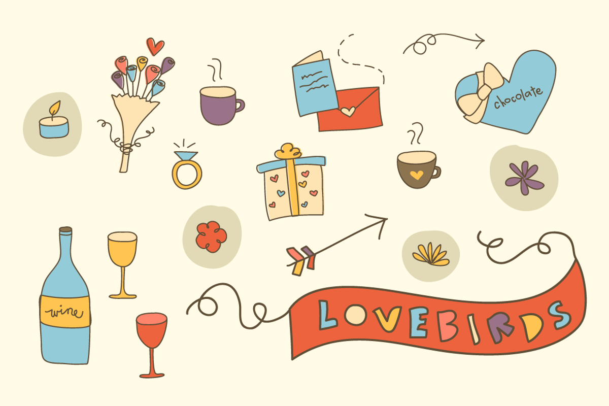 Things in Lurve - 30 Vector Objects, a Food Illustration by Little Pixel Shop (Photo 2 of 4)