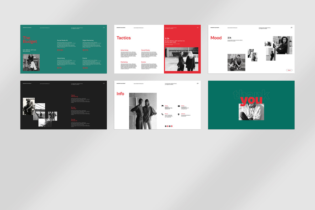 Marketing Plan Template | CANVA, a Presentation Template by evgenystudio (Photo 10 of 10)