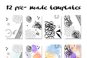 Templates, patterns, elements., a Decorative Illustration by Polanika (Thumbnail 9 of 12)