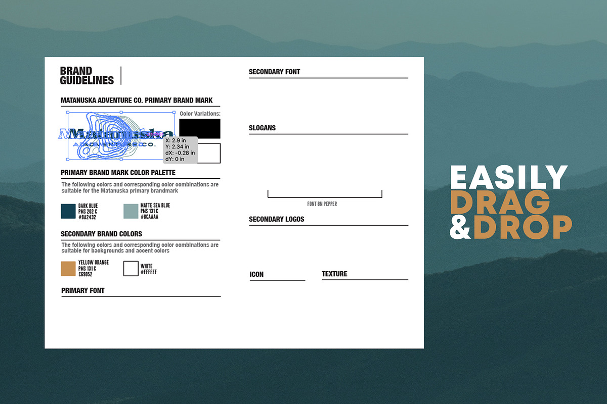 Easy Brand Guideline Template, a Templates & Theme by Cornfield Studio (Photo 4 of 4)