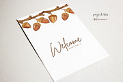 Watercolor Fall forest, squirrel 008, an Illustration by Drawberx (Thumbnail 8 of 8)