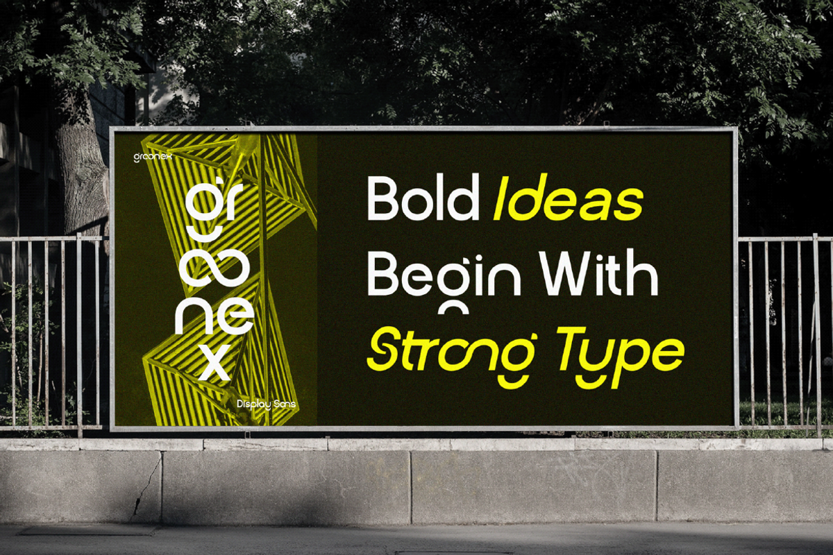 Groonex, a Sans Serif Font by Burntilldead (Photo 4 of 10)