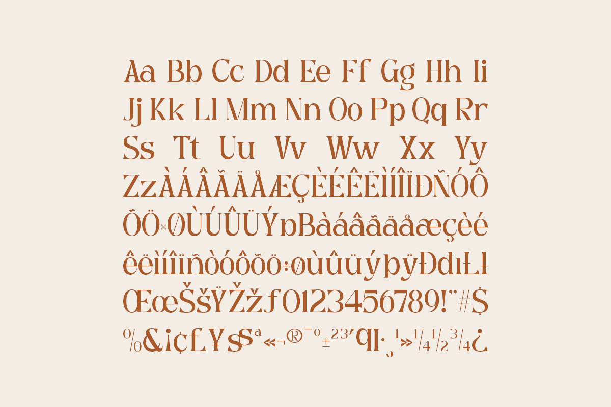 Eglia - Beauty Elegant Serif Font, a Serif Font by Pandeka Studio (Photo 9 of 9)