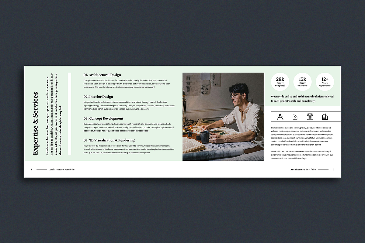 Architecture Portfolio | Canva, a Brochure Template by ArtisticLand (Photo 4 of 13)