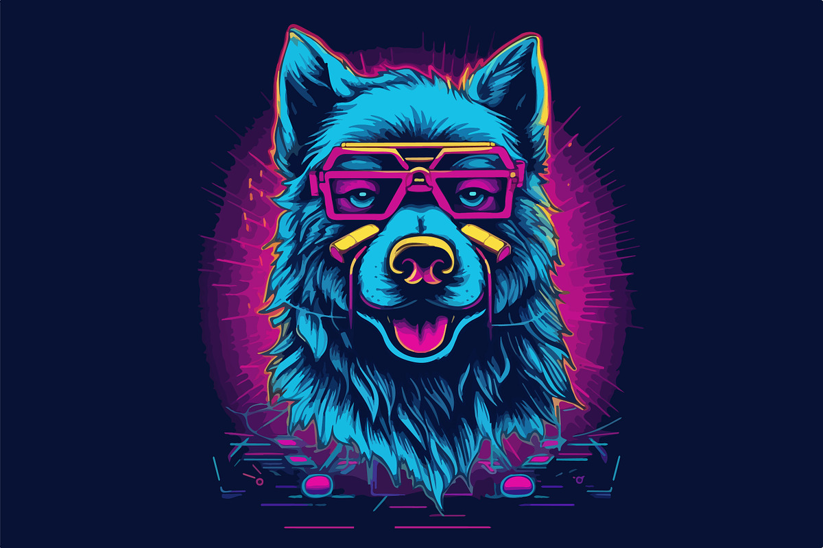24 t-shirt designs bundle., an Animal Illustration by Fractal fonts & graphics (Photo 13 of 25)